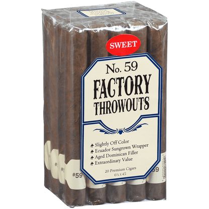Factory Throwouts No 59 Sweet 20 Ct. Bundle 6.25X45