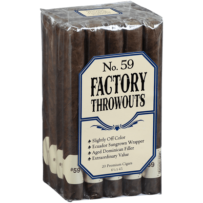 Factory Throwouts No 59 Natural 20 Ct. Bundle 6.25X45
