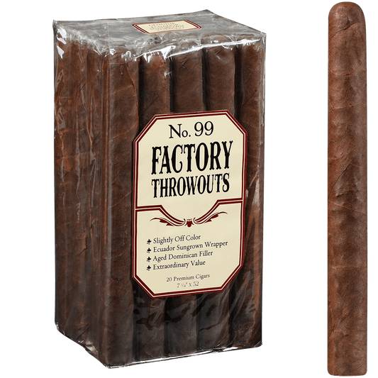 Factory Throwouts No 99 Natural 20 Ct. Bundle 7.25X52