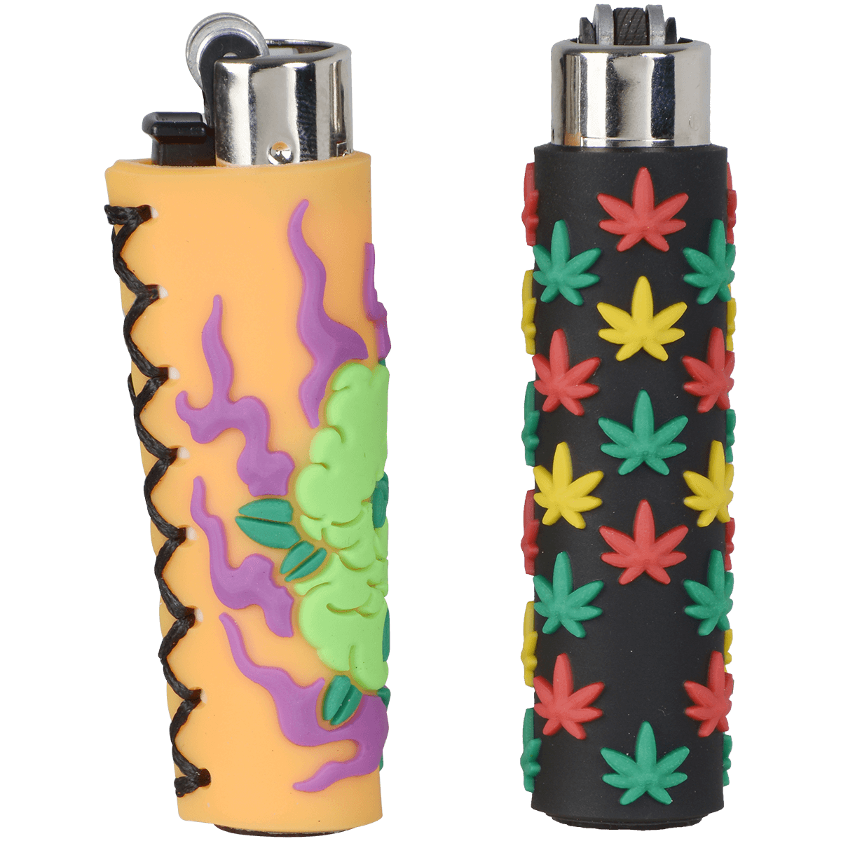 Lighters Clipper Cp21 Silicone Popcovers Leafnesday 30 Ct. Tray