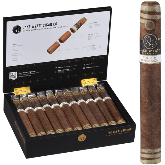 Jake Wyatt Gourmet Collection Fourth Dimension Corona Gorda Habano 22 Ct. Box 5.63X46