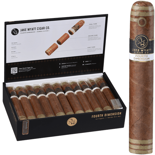 Jake Wyatt Gourmet Collection Fourth Dimension Gordo Habano 22 Ct. Box 6.00X60