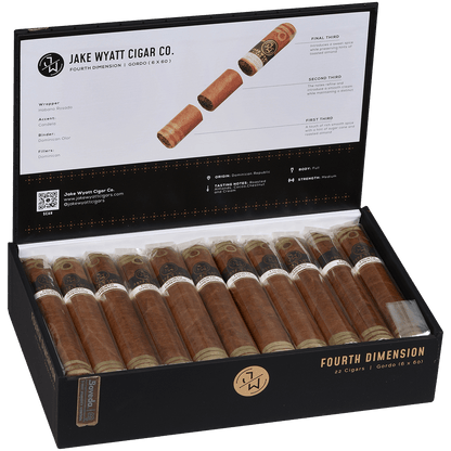 Jake Wyatt Gourmet Collection Fourth Dimension Gordo Habano 22 Ct. Box 6.00X60