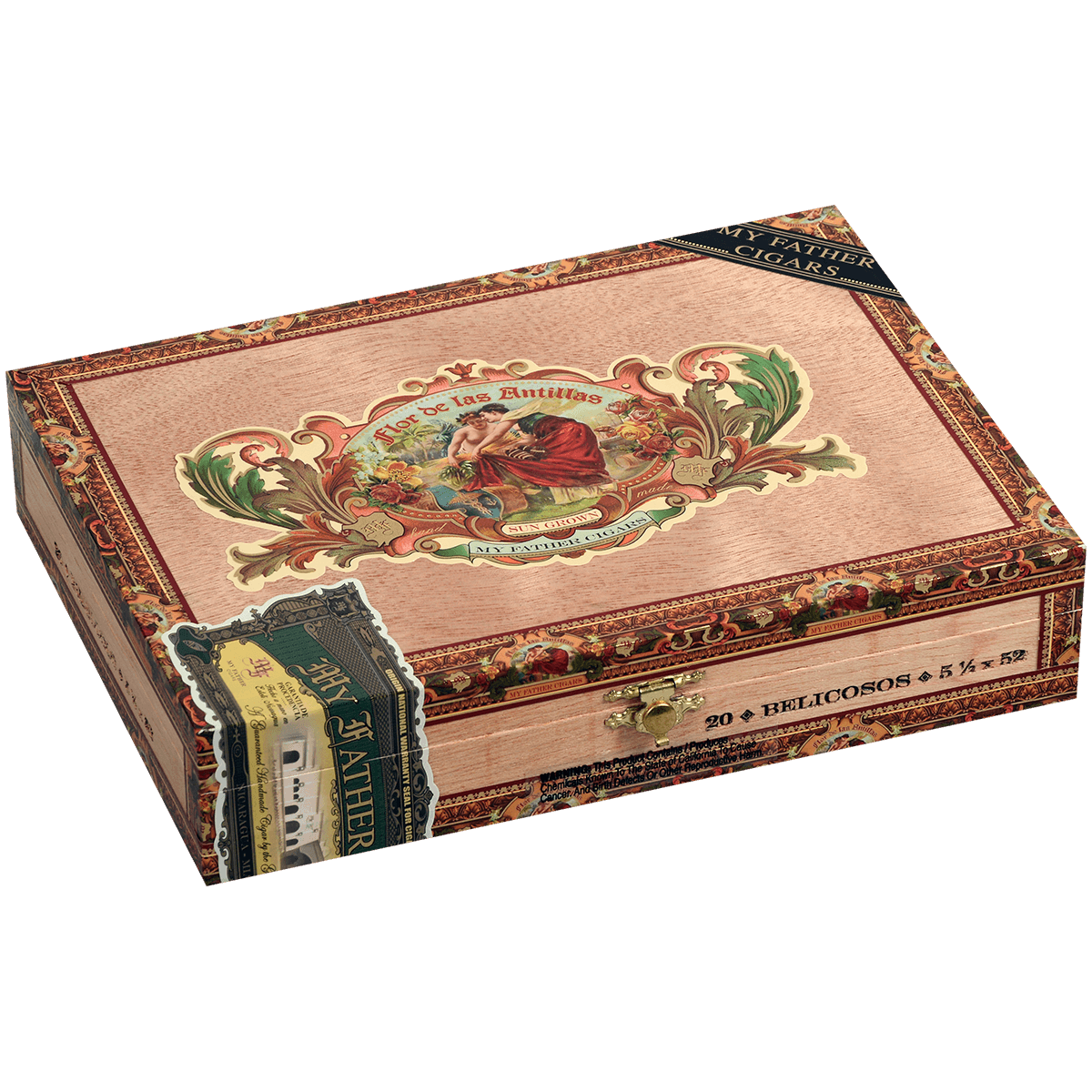 Flor De Las Antillas By My Father Cigars Belicoso 20 Ct. Box 5.50X52