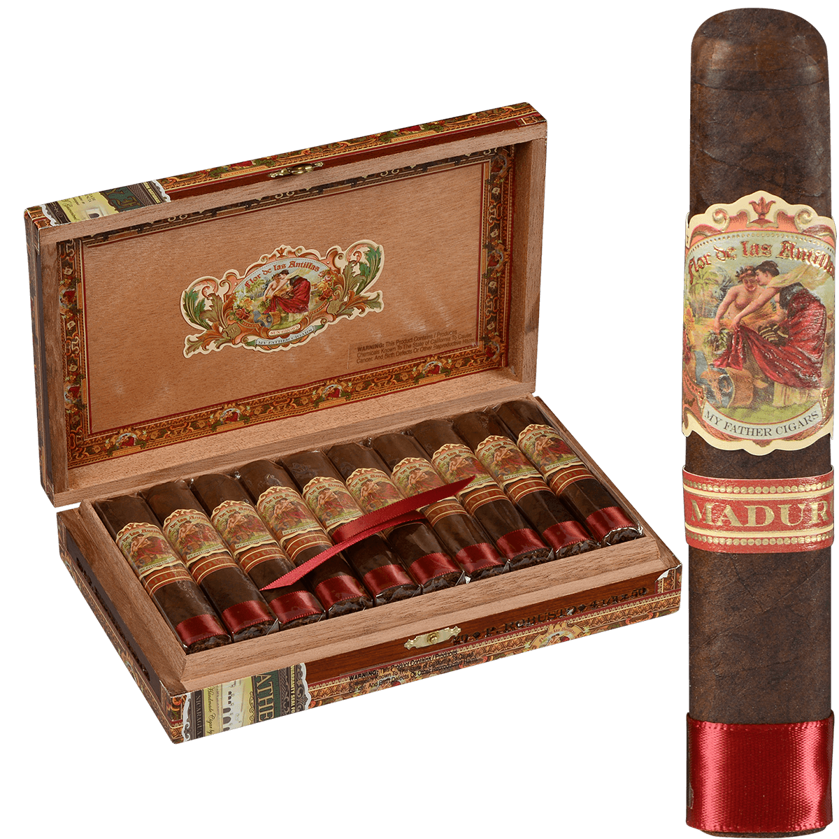 Flor De Las Antillas By My Father Cigars Petit Robusto Maduro 20 Ct. Box 4.50X50