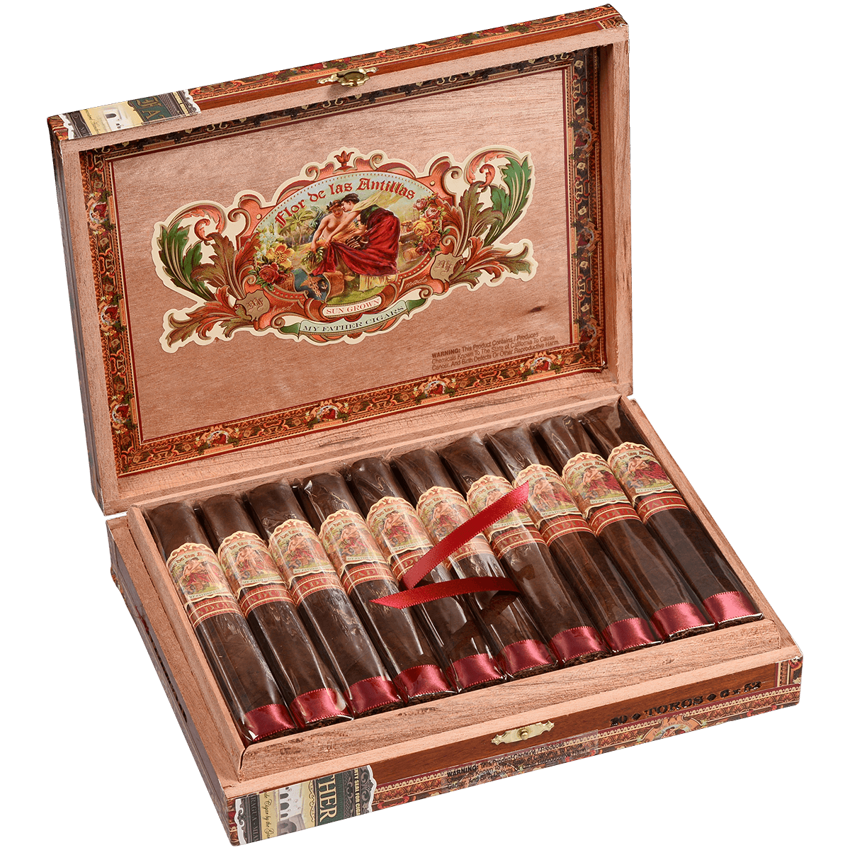 Flor De Las Antillas By My Father Cigars Toro Maduro 20 Ct. Box 6.00X52