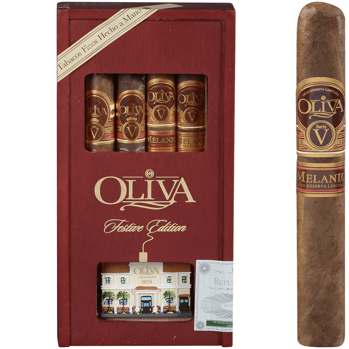 Oliva Gift Set Tosa050 Oliva Festive Sampler 4 Cigars