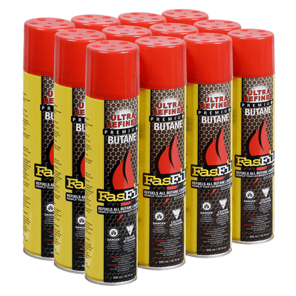 Butane Fasfil 5-Times Refined 10.15 Oz (300Ml) Can 12Ct Carton
