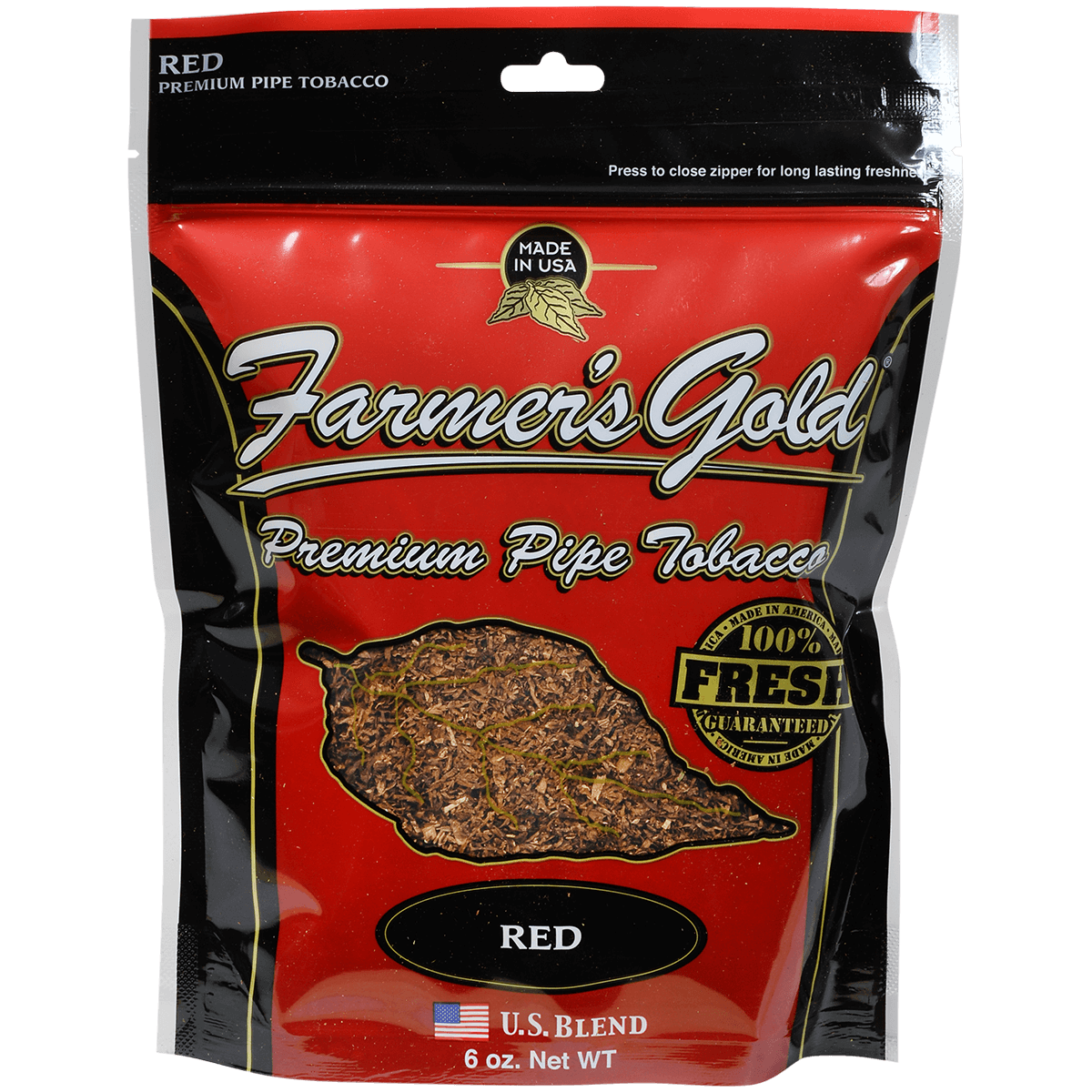 Farmer'S Gold Pipe Tobacco Red 6 Oz. Bag