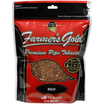 Farmer'S Gold Pipe Tobacco Red 6 Oz. Bag
