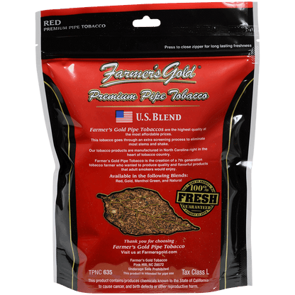 Farmer'S Gold Pipe Tobacco Red 6 Oz. Bag