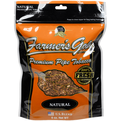 Farmer'S Gold Pipe Tobacco Natural 6 Oz. Bag