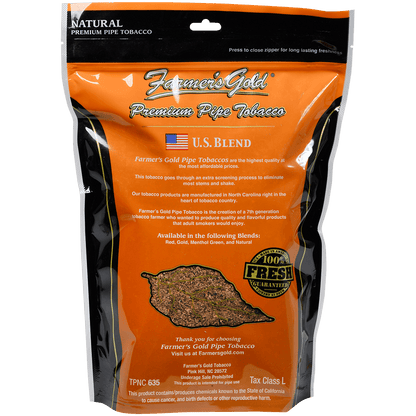 Farmer'S Gold Pipe Tobacco Natural 1 Lb. Bag