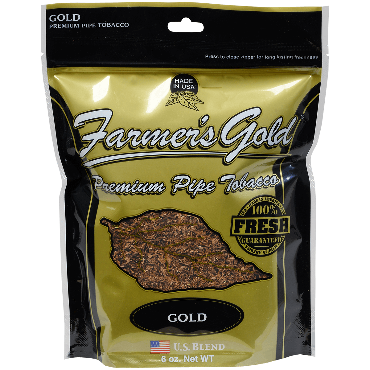 Farmer'S Gold Pipe Tobacco Gold 6 Oz. Bag