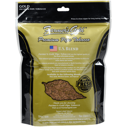 Farmer'S Gold Pipe Tobacco Gold 6 Oz. Bag