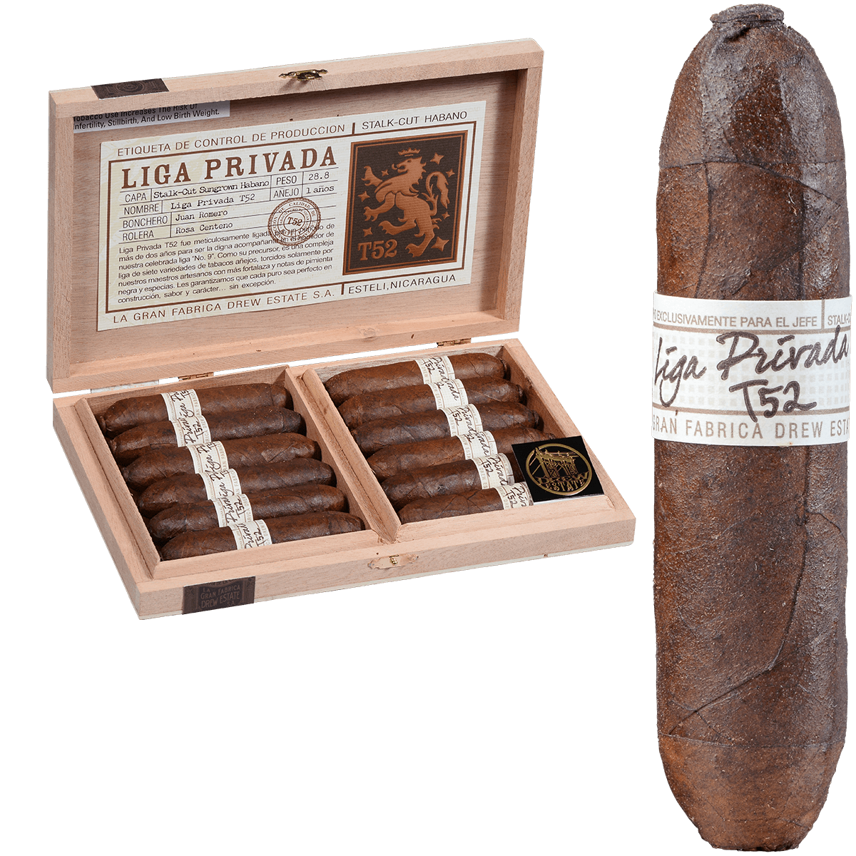 Liga Privada T52 Flying Pig 3 15/16X60 12Ct Box