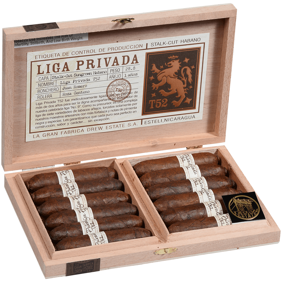 Liga Privada T52 Flying Pig 3 15/16X60 12Ct Box