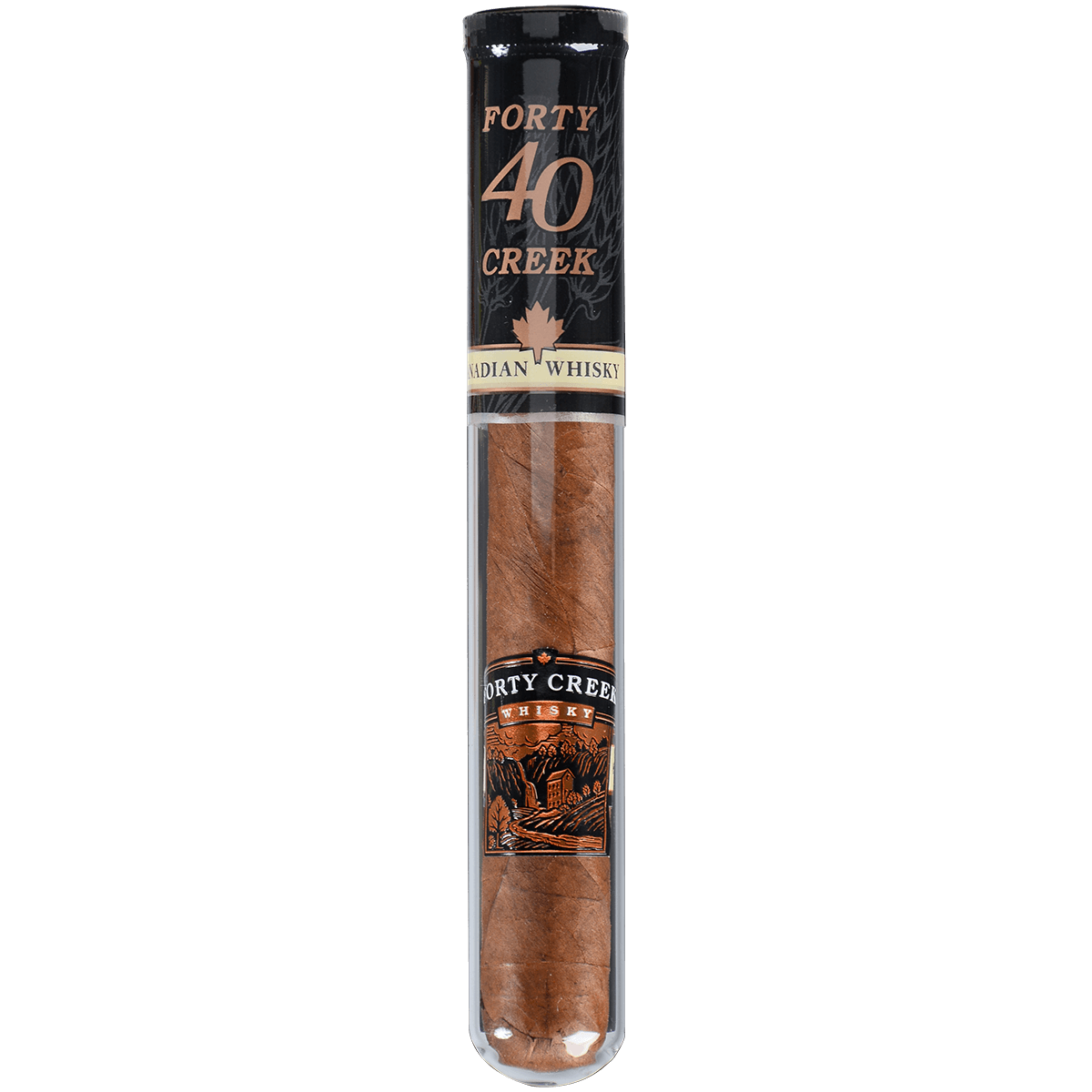Forty Creek Canadian Whisky Glass Tubes 25 Ct. Box 6.00X50
