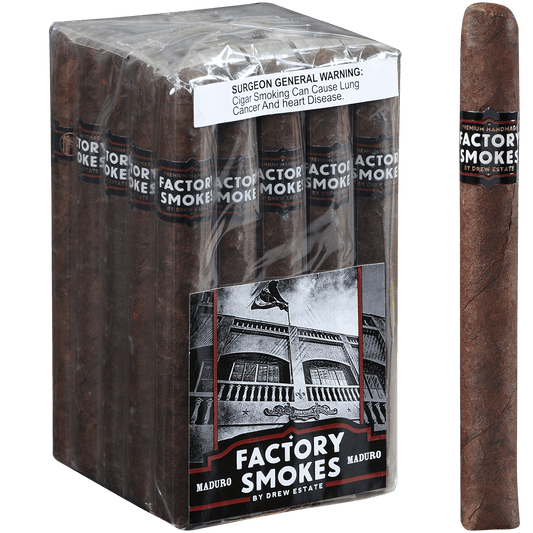 Factory Smokes Maduro Churchill 25 Ct. Bundle 7.00X50