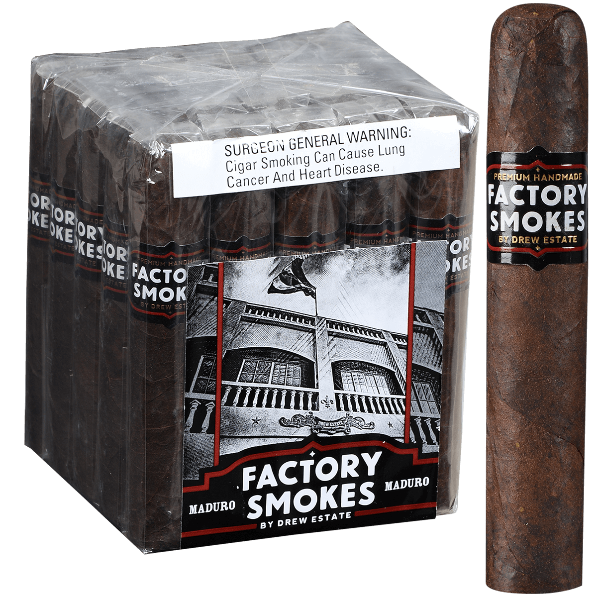 Factory Smokes Maduro Robusto 25 Ct. Bundle 5.00X54
