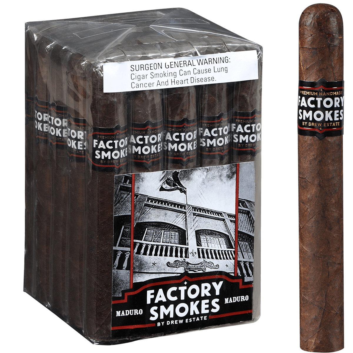 Factory Smokes Maduro Toro 25 Ct. Bundle 6.00X52