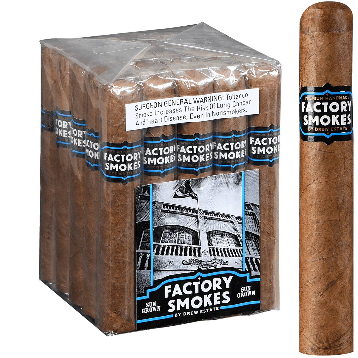 Factory Smokes Sungrown Gordito 25 Ct. Bundle 6.00X60