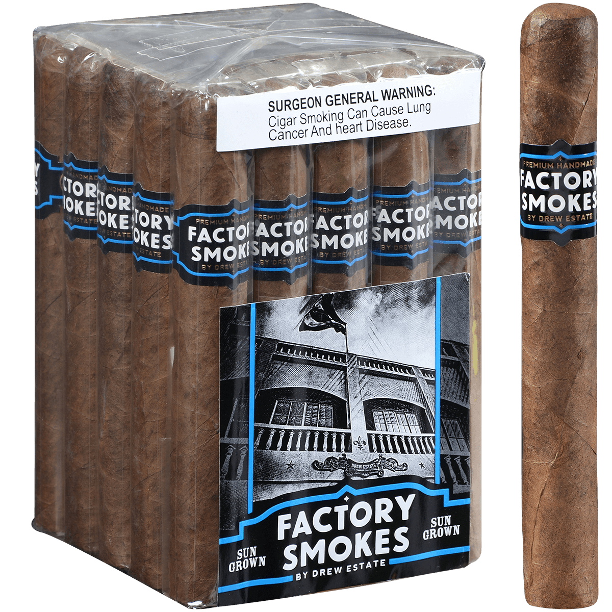 Factory Smokes Sungrown Toro 25 Ct. Bundle 6.00X52