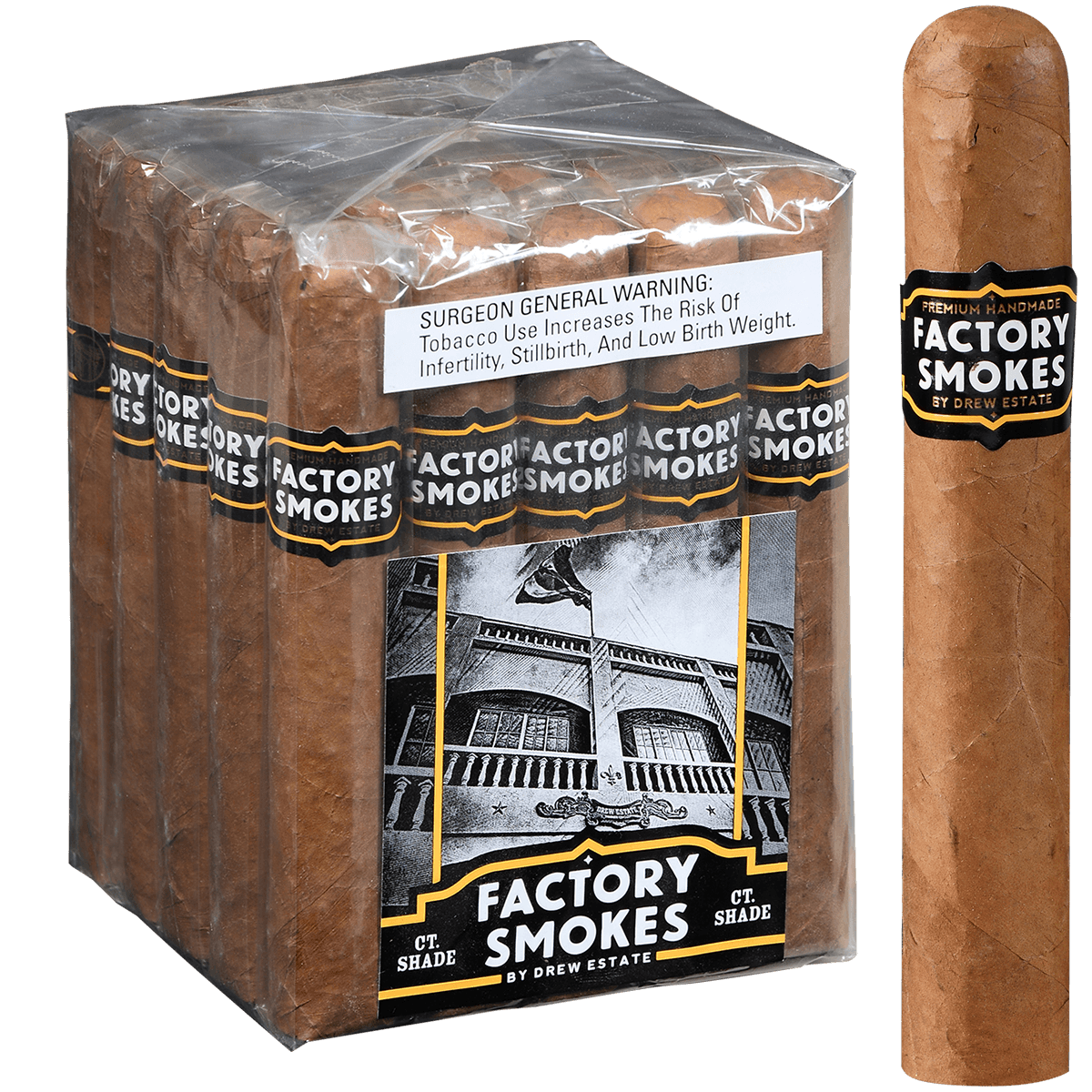 Factory Smokes Shade Gordito 25 Ct. Bundle 6.00X60