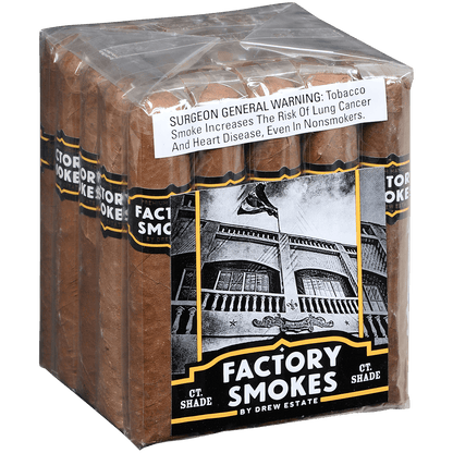 Factory Smokes Shade Robusto 25 Ct. Bundle 5.00X54
