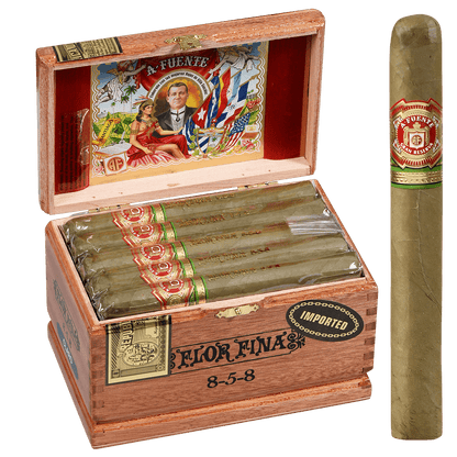 Arturo Fuente 8-5-8 Anniversary Claro Cabinet 25 Ct. Box 6.00X47