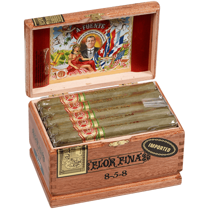 Arturo Fuente 8-5-8 Anniversary Claro Cabinet 25 Ct. Box 6.00X47