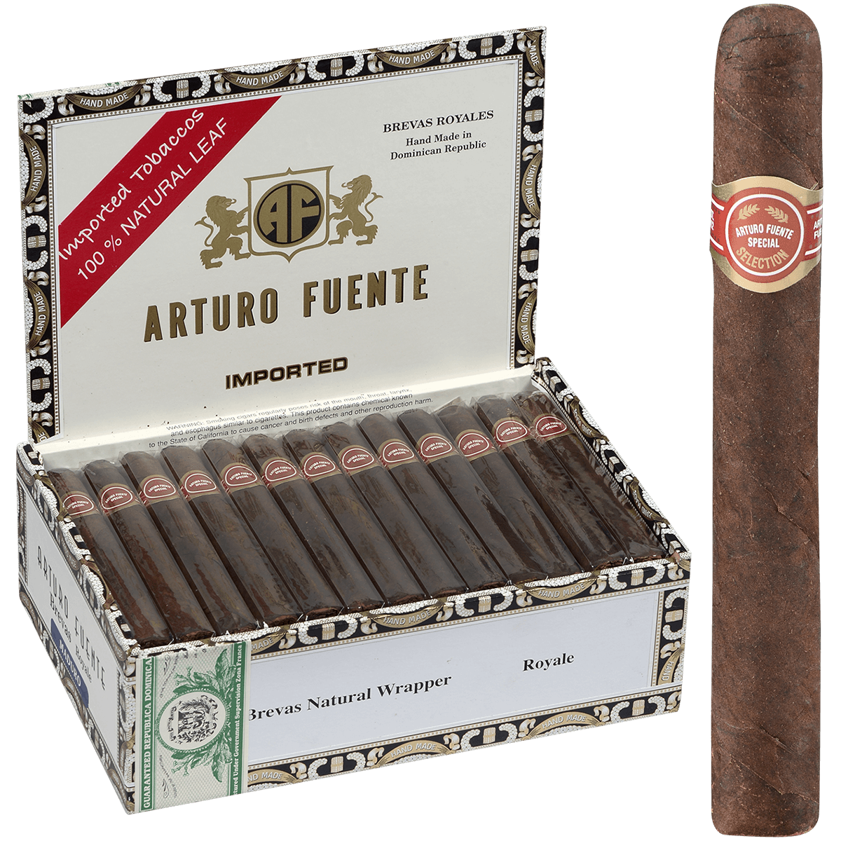 Arturo Fuente Brevas Royale Maduro 50 Ct. Box 5.50X42