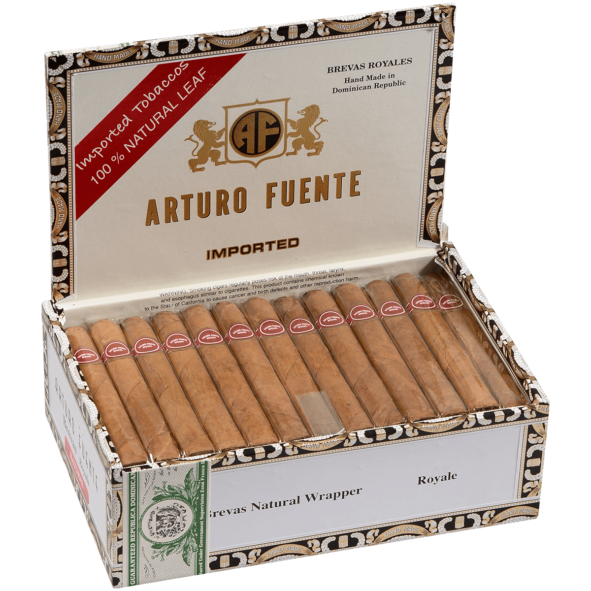 Arturo Fuente Brevas Royale Natural 50 Ct. Box 5.50X42