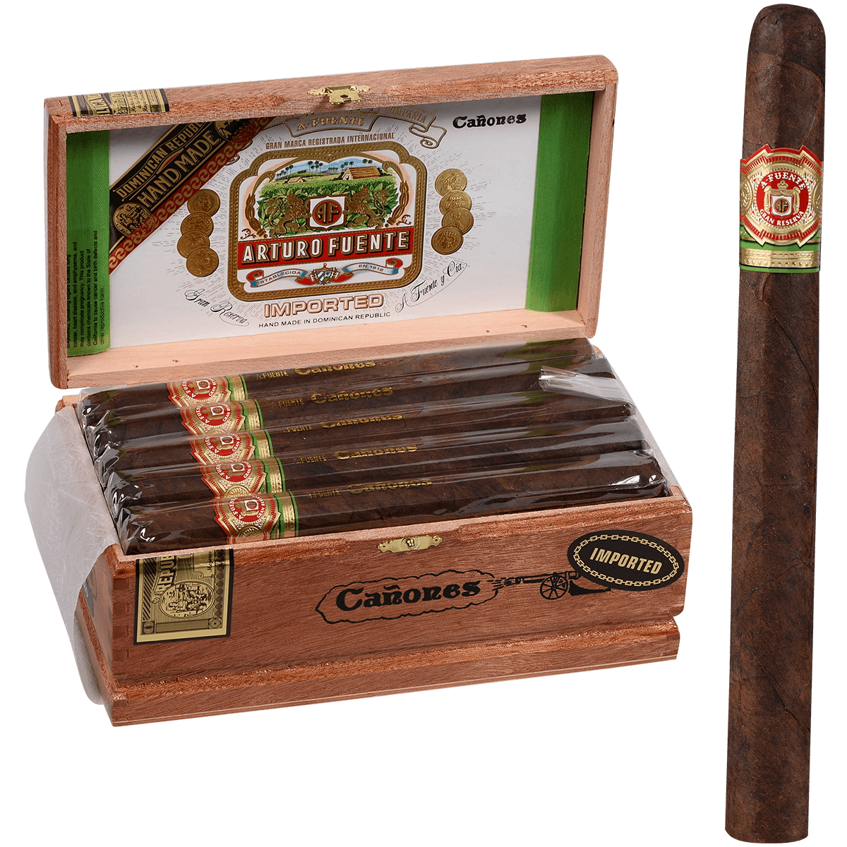 Arturo Fuente Canones Maduro Cabinet 20 Ct. Box 8.50X52