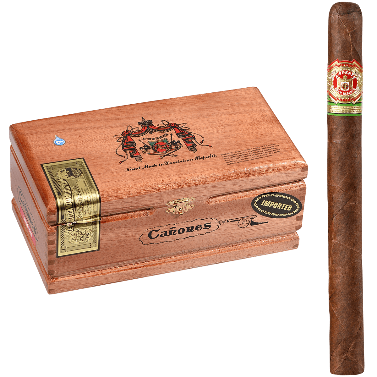 Arturo Fuente Canones Natural Cabinet 20 Ct. Box 8.50X52