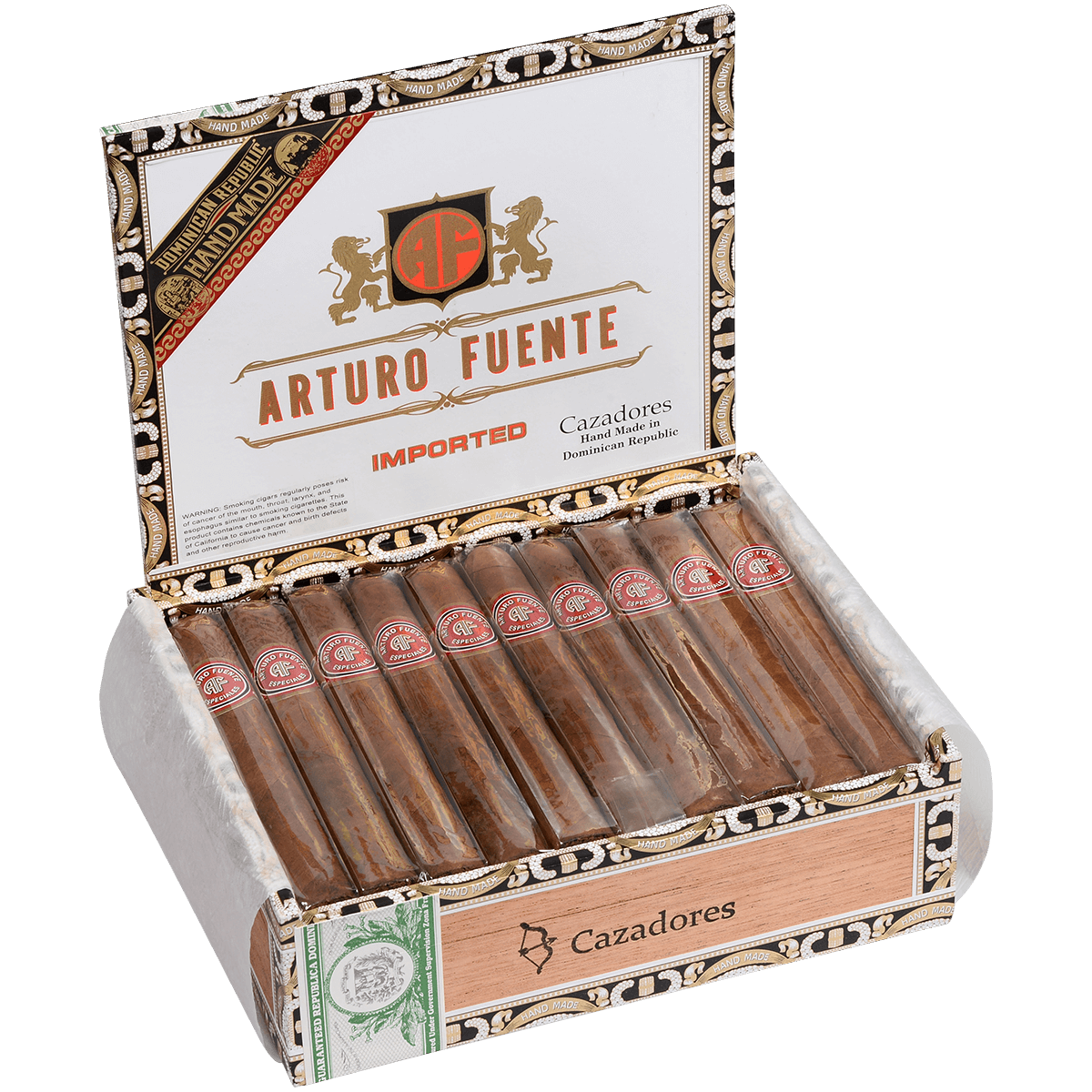 Arturo Fuente Cazadores 30 Ct. Box 6.00X50