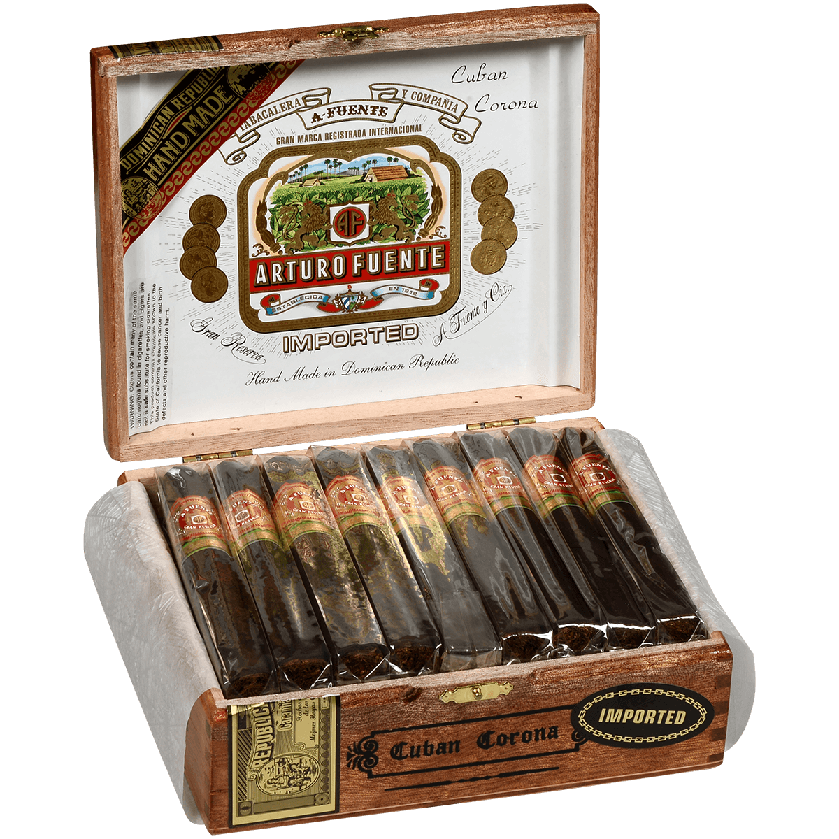 Arturo Fuente Cuban Corona Maduro 25 Ct. Box 5.25X45