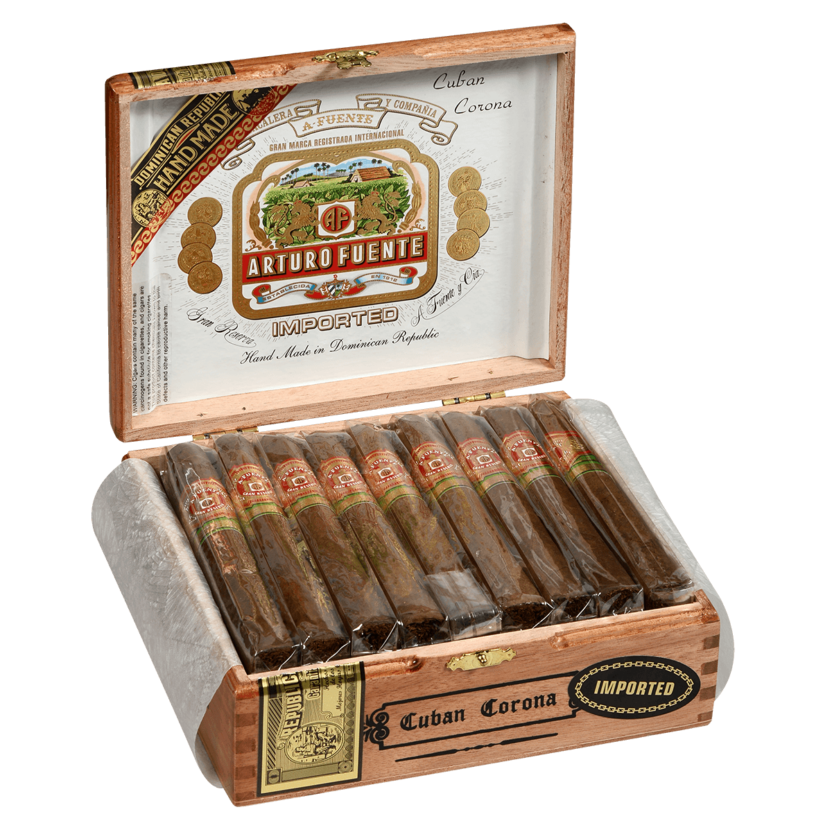 Arturo Fuente Cuban Corona Natural 25 Ct. Box 5.25X45