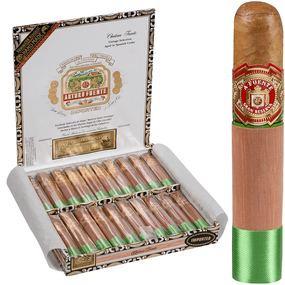 Arturo Fuente Chateau Natural 20 Ct. Box 4.50X50