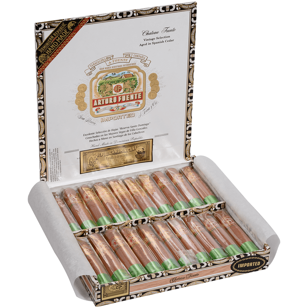 Arturo Fuente Chateau Natural 20 Ct. Box 4.50X50