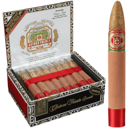 Arturo Fuente Chateau Pyramid Natural 25 Ct. Box 6.00X52