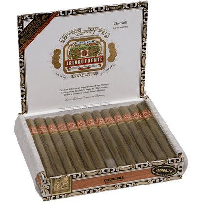 Arturo Fuente Churchill Claro 25 Ct. Box 7.25X48