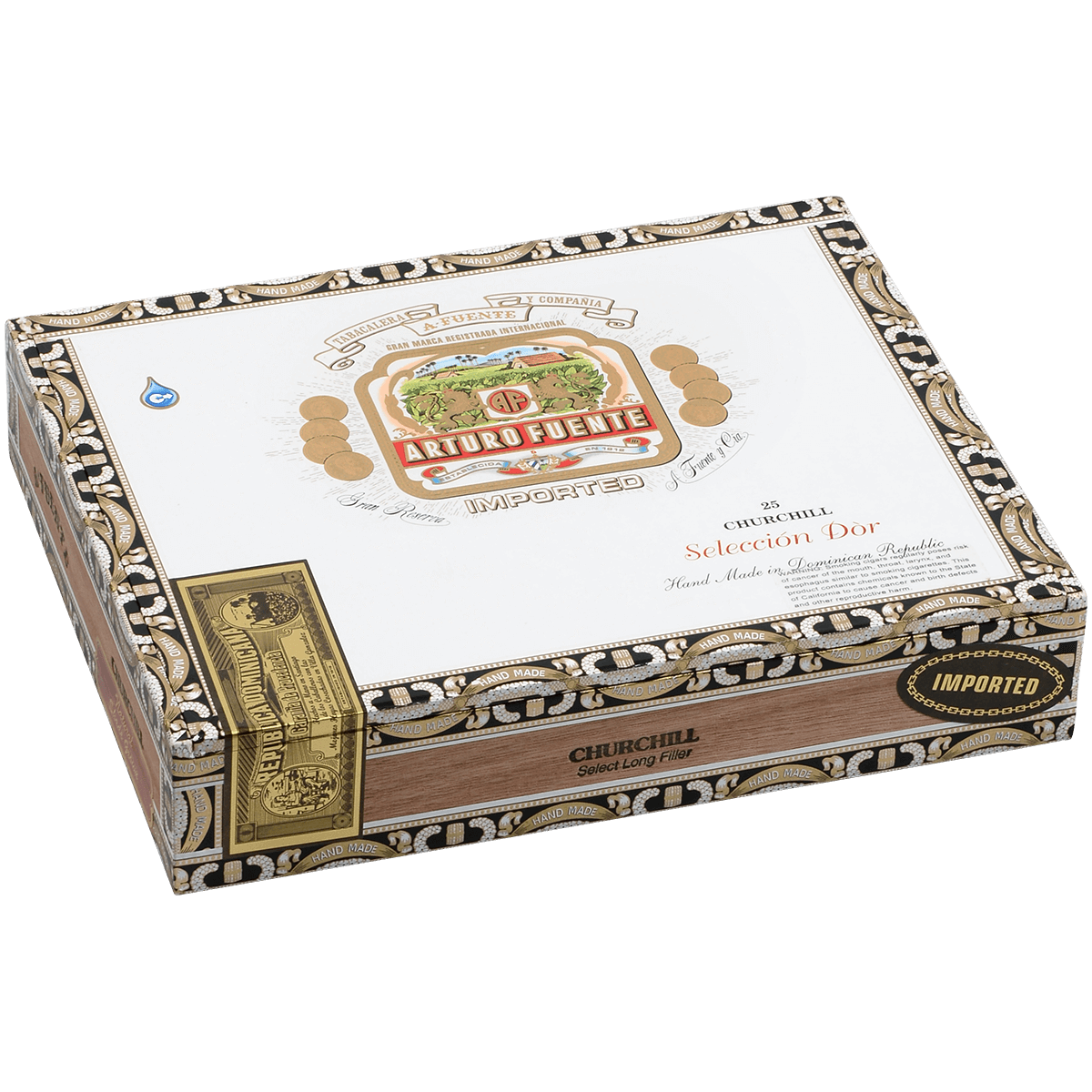 Arturo Fuente Churchill Seleccion D'Oro 25 Ct. Box 7.25X48