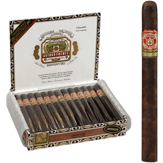 Arturo Fuente Churchill Maduro 25 Ct. Box 7.25X48