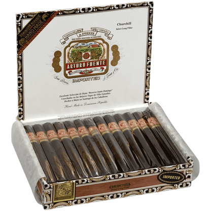 Arturo Fuente Churchill Maduro 25 Ct. Box 7.25X48