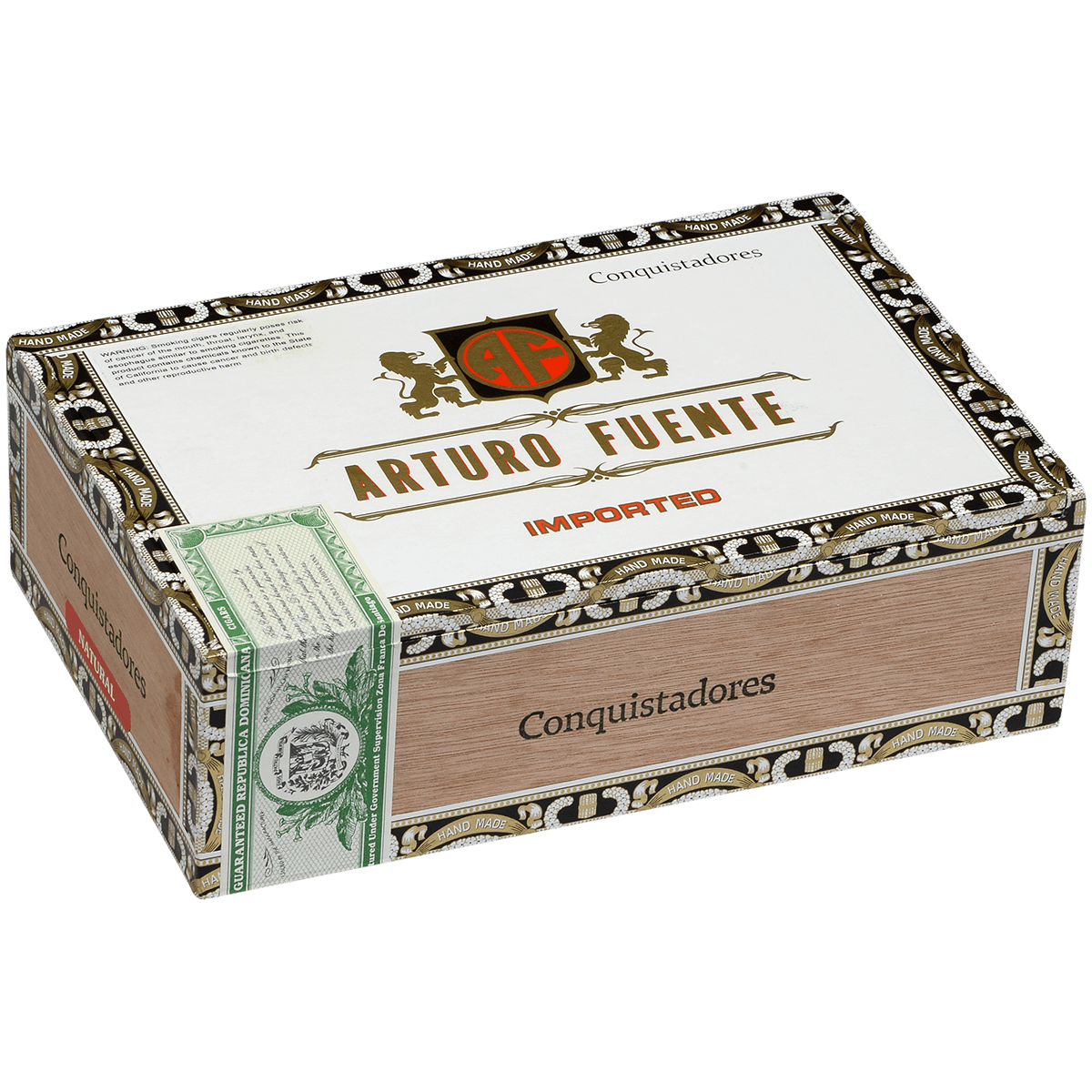 Arturo Fuente Conquistadores Natural 30 Ct. Box 5.50X56