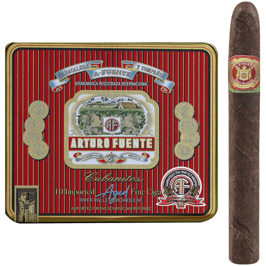 Arturo Fuente Cubanitos Maduro 10/10 Tins 4.00X32