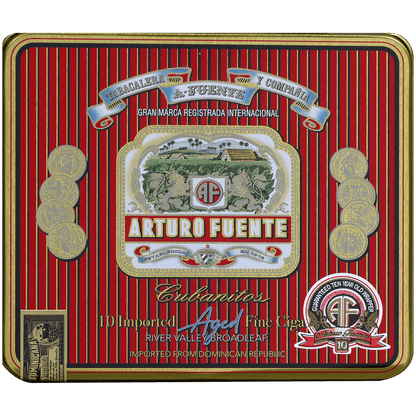 Arturo Fuente Cubanitos Maduro 10/10 Tins 4.00X32