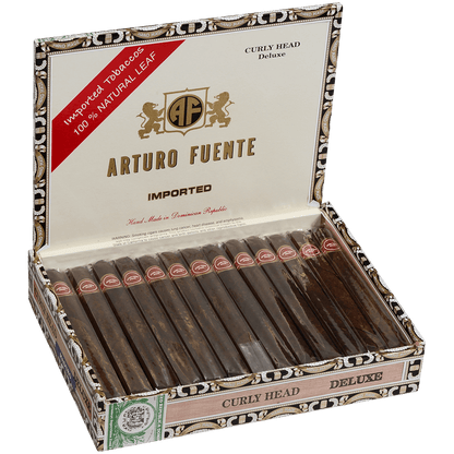Arturo Fuente Curly Head Deluxe Maduro 25 Ct. Box 6.50X43