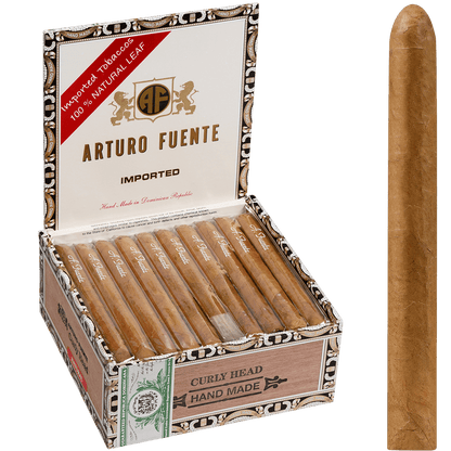 Arturo Fuente Curly Head Natural 40 Ct. Box 6.50X43